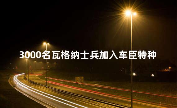 3000名瓦格纳士兵加入车臣特种部队