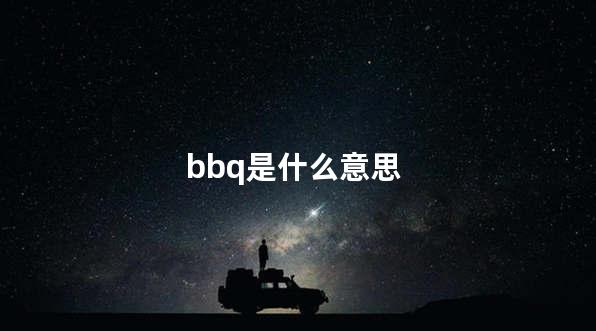 bbq是什么意思