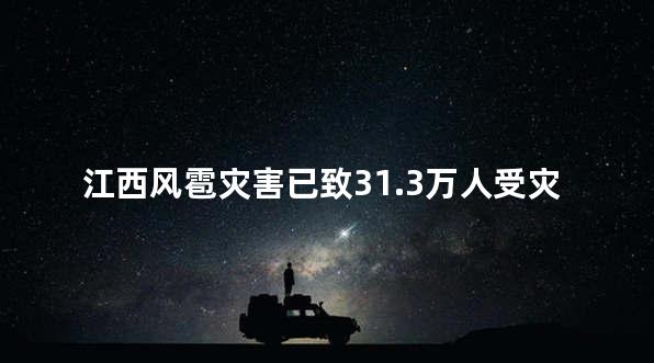 江西风雹灾害已致31.3万人受灾