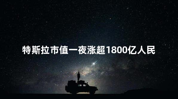 特斯拉市值一夜涨超1800亿人民币