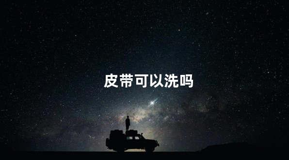 皮带可以洗吗