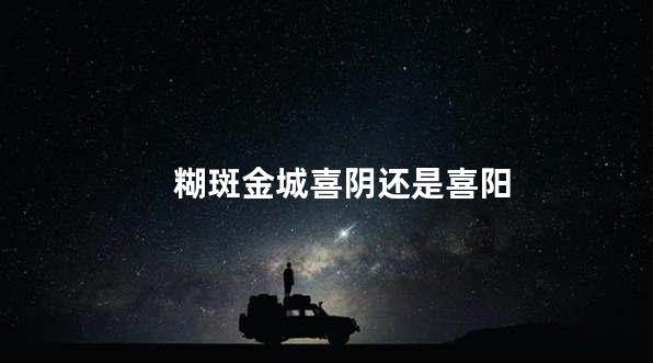 糊斑金城喜阴还是喜阳