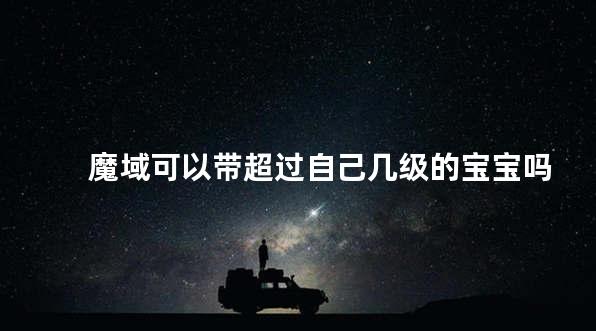 魔域可以带超过自己几级的宝宝吗