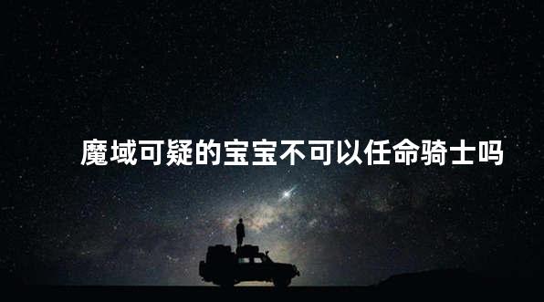 魔域可疑的宝宝不可以任命骑士吗